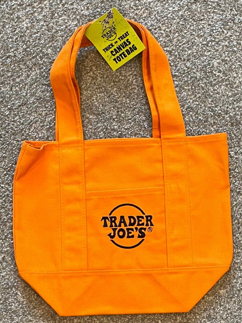 Trader Joe's Mini Trick or Treat Bag - Orange (NWT)